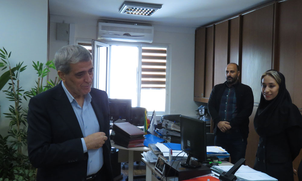 بازدید «دکتر عباسعلی مطلبی» از سازمان نظام دامپزشکی در اولین روز کاری-image-1