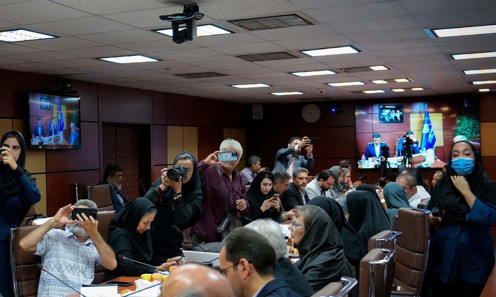 گزارش تصویری نشست خبری مشترک سازمان دامپزشکی، نظام دامپزشکی و موسسه رازی به مناسبت هفته دامپزشکی-image-1