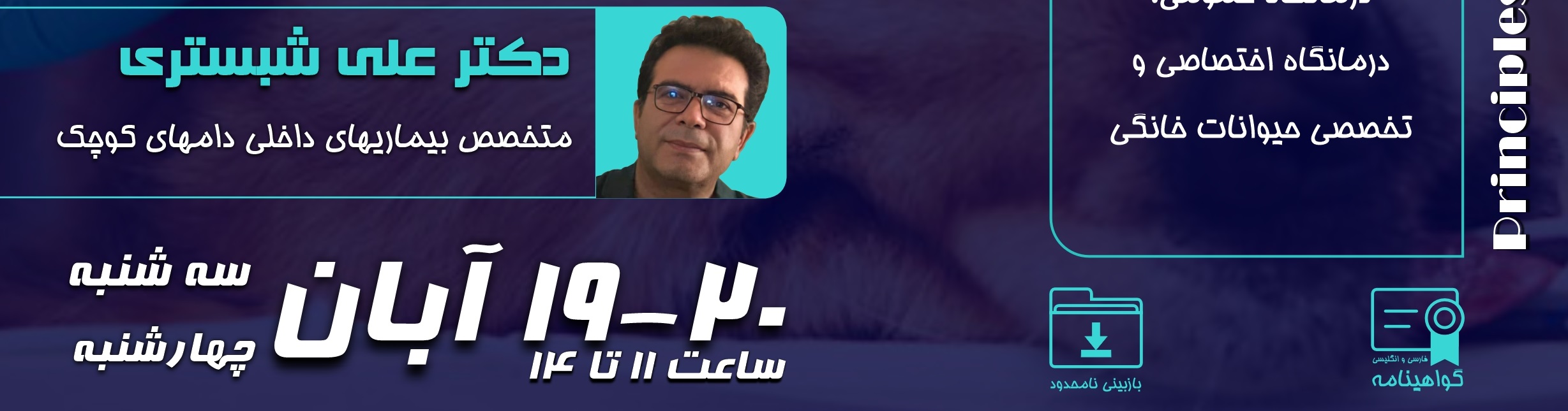دوره آموزشی مجازی"اصول و روش های مایع درمانی در سگ و گربه"